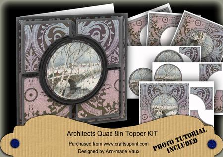 Snow Travel Silver Architects Quad 8in Cf Kit