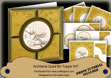 Ice Church Gold Architects Quad 8in Cf Kit