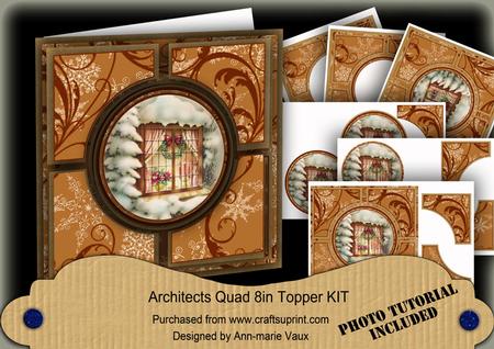 Christmas Window Vtea Architects Quad 8in Cf Kit