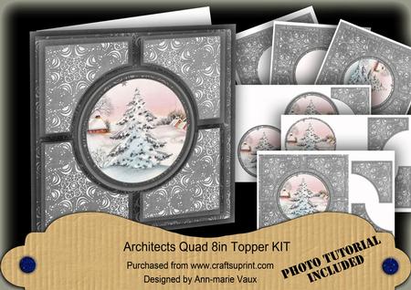 Snow Tree Silver Architects Quad 8in Cf Kit