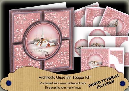 Snow Church Pink Architects Quad 8in Cf Kit