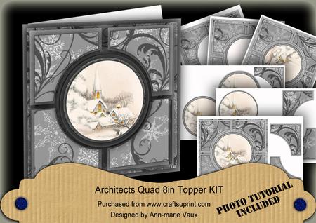 Ice Church Silver Architects Quad 8in Cf Kit