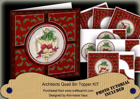 Love Birds Red Architects Quad 8in Cf Kit