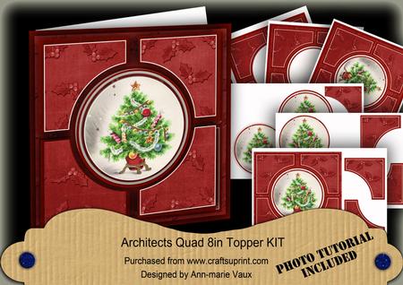 Elegant Tree Red Architects Quad 8in Cf Kit