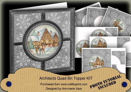 Reindeer Duo Silver Architects Quad 8in Cf Kit
