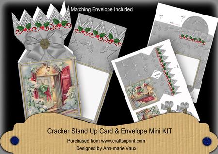 Christmas Door Cracker Card & Envelope Mini Kit