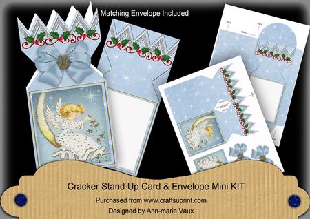 Angel Stars Cracker Card & Envelope Mini Kit