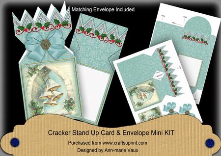 Snow Bells Cracker Card & Envelope Mini Kit