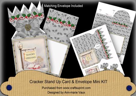 Pub Sign Cracker Card & Envelope Mini Kit