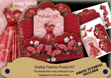 Red Dot Butterfly Birthday Girl Fashion Tag Cf Minikit