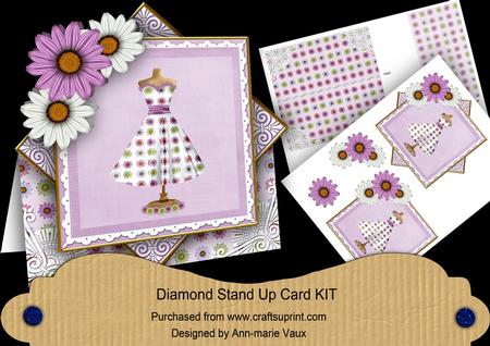 Lilac Daisy Dress Diamond Mini Card Kit
