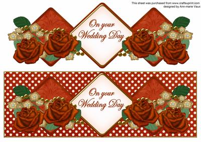 Sunrise Rose Wedding Day Exlarge Dl Diamond Topper