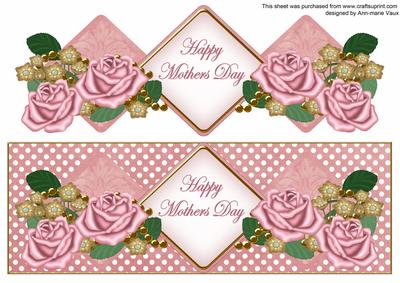 Pink Rose Mothers Day Exlarge Dl Diamond Topper