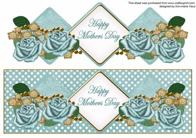 Dteal Rose Mothers Day Exlarge Dl Diamond Topper