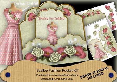 Pink Olive Poppy Passion 4 Fashion Tag Cf Mini Kit