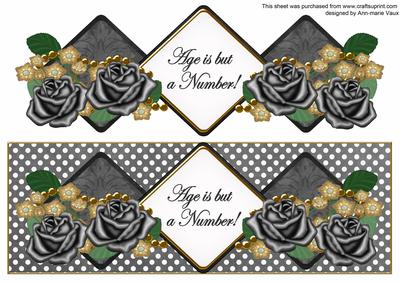 Black Rose Age is a Number Exlarge Dl Diamond Topper