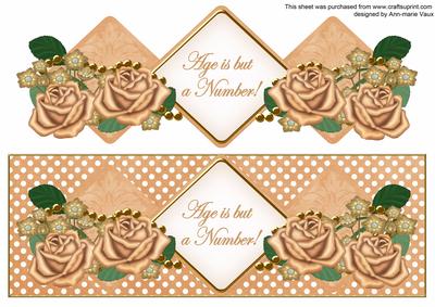 Borange Rose Age is a Number Exlarge Dl Diamond Topper