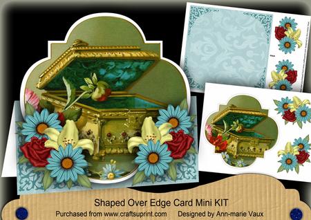 Music Box Multi Coloured Fancy Over 3D Mini Card Kit