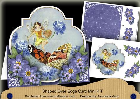 The Blue Fairy Fancy Over 3D Mini Card Kit