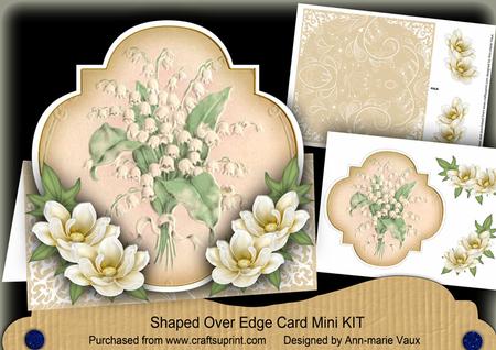 Lily of the Valley Fancy Over 3D Mini Card Kit