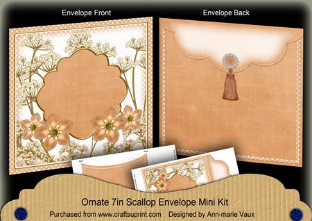 Borange Fmk Time 7x7inch Easy Assemble Envelope Mini Kit