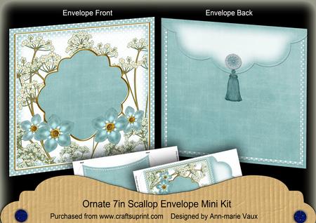 Dteal Fmk Time 7x7inch Easy Assemble Envelope Mini Kit