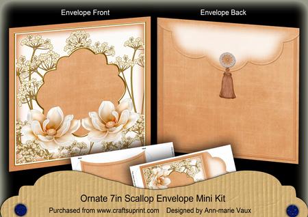 Borang Magnolia Time 7x7inch Easy Assemble Envelope Mini Kit