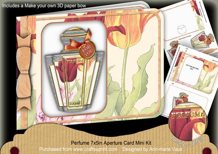 Tulips Perfume 7x5inch Aperture Card Mini Kit