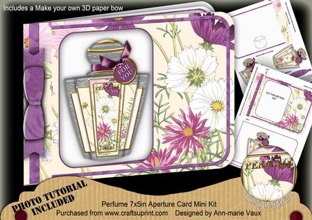 Cosmos Mix Perfume 7x5inch Aperture Card Mini Kit