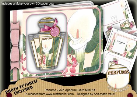Cala Lily Perfume 7x5inch Aperture Card Mini Kit