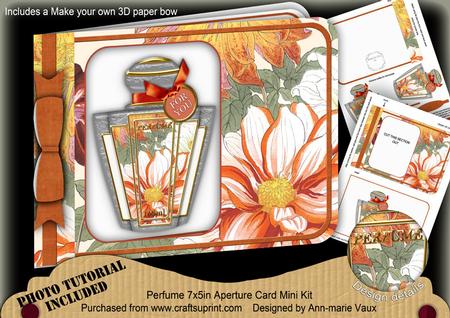 Dahlia1 Perfume 7x5inch Aperture Card Mini Kit