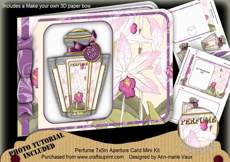 Orchids Perfume 7x5inch Aperture Card Mini Kit