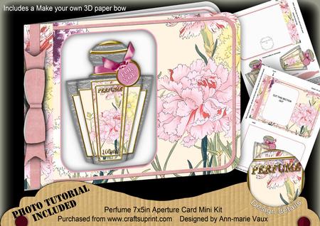 Carnations Perfume 7x5inch Aperture Card Mini Kit
