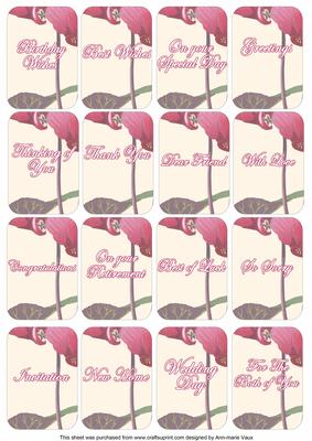 Cyclamen Matching Floral Perfume Mixed Sentiment Cards