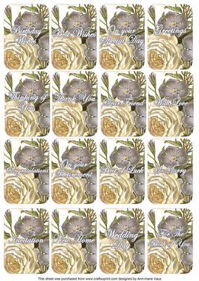 Floral Bouq2 Matching Floral Perfume Mixed Sentiment Cards