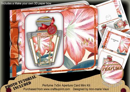Lily Perfume 7x5inch Aperture Card Mini Kit