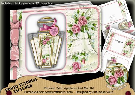 Wedding Bell Perfume 7x5inch Aperture Card Mini Kit