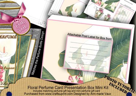 Cala Lily Floral Perfume Presentation Box