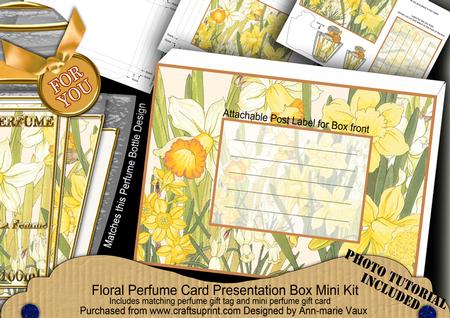 Happy Daffodils Floral Perfume Presentation Box
