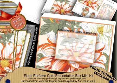 Dahlia1 Floral Perfume Presentation Box