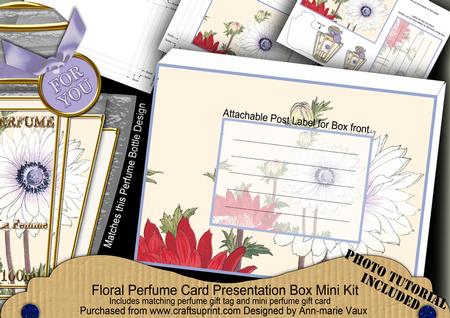 White Anemone Floral Perfume Presentation Box