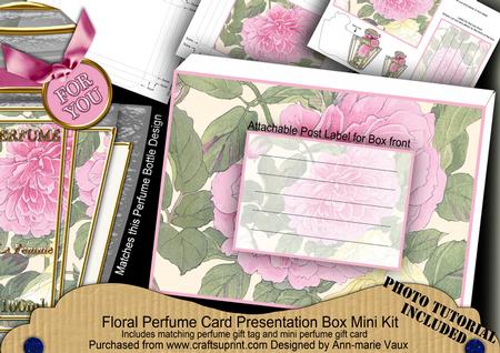 Pink Camillia Floral Perfume Presentation Box