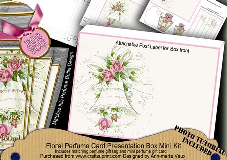 Floral Wedding Bells Floral Perfume Presentation Box