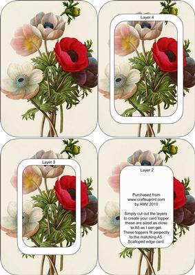 Anemones A6 Round Corner Tunnel Toppers