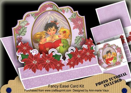 Christmas Carol Singers 3D Easel Card Mini Kit