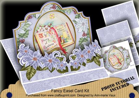 Christmas Glory Book 3D Easel Card Mini Kit
