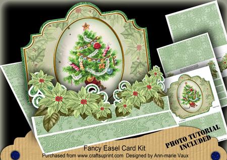 Christmas Tree Green 3D Easel Card Mini Kit