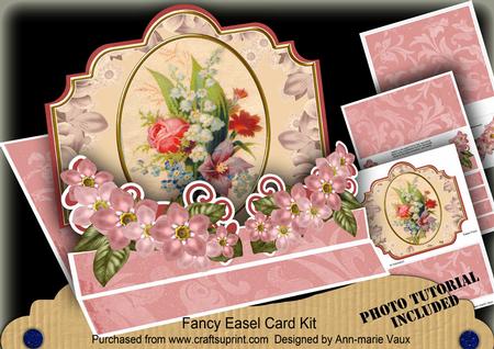Floral Bouquet 3D Easel Card Mini Kit