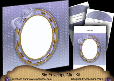 Blue Church Stars 8in Envelope Mini Kit