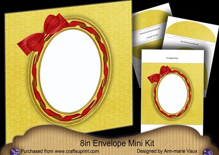 Gold Candle Stars 8in Envelope Mini Kit